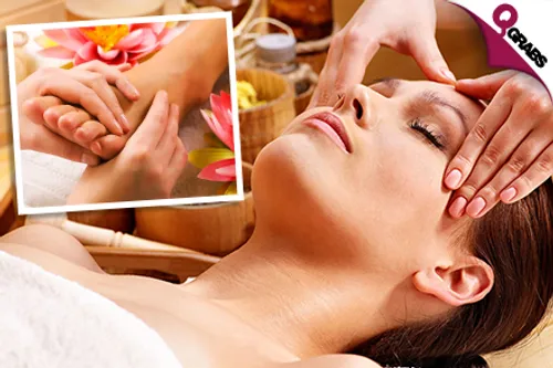 From QR125 Relax & Get Pampered with Hydrating Foot Treatment & Reflexology OR a De-stress Scalp Massage & Facial for Ladies! (Up to QR270 Value)